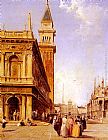 Edward Pritchett St Mark's Square, Venice painting
